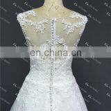 LN10 2016 Lastest Designs China Supplier Reliable Manufacture See Through Back Real Sample Picture Wedding Gown thumbnail-5