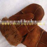 BY-S-G132 Sheepskin Glove With Good Quality