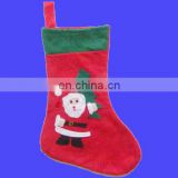 Hot selling promotional santa Stocking christmas stocking xmas stocking