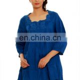 India exporter woman western 3/4 sleeve beautiful look hip length blouse
