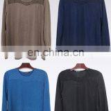 Plus Size Designs Elegant Navy Lace Tops Blouses Women 2017 thumbnail-6