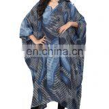 Women's Fusion Dotted Printed Style Free Size Kaftan Girls Party Wear Dresses 2017 / Actresses Dresses Collection (kaftans 2017) thumbnail-2