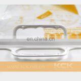 Clear Plastic Zipper Bag , PE Carrier Hard Loop Handle Plastic Bags thumbnail-1