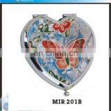 Pocket Size Newly Style Heart Shape Compact Mirror thumbnail-1