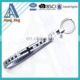 Exquisite wholesale rhinestone keychain with cross logo