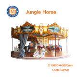Zhongshan Amusement Park Equipment, Jungle Horse, Luxury Carousel, Merry go Round, 26 Seat for Kids or Adult, Kiddie thumbnail-1