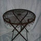 Metal Outdoor Folding Table Coffer Table Round Table thumbnail-1
