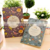 Lined Journal Notebook Dairy Book Journal Record A5 Flowers Softcover Composition Book, Pack of 4