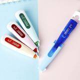 New Style Eco Friendly Stationery Refillable Correction Tape Pen thumbnail-2
