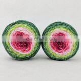 New 49%Polyester 26%Recycled Cotton 24%Acrylic 1%Wool Spray Dyeing Fancy Blended Knitting Yarn thumbnail-6