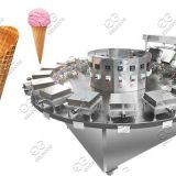 Semi-automatic Ice Cream Cones Baking Rolling Machine Supplier