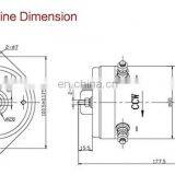 3200RPM 800W 24Volt Hydraulic DC Motor With 80mm Outside Diameter thumbnail-5