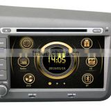 Shock price !Dvd car audio navigation system 2012 Civic car +OEM +CE, ROHS, CCC, FC, SASO