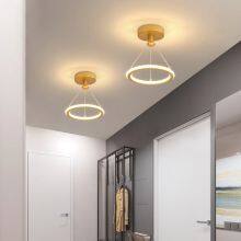 Creativity LED Chandeliers Lamps For Living Room Bedroom Corridor Indoor Ring Lighting Lights Ceiling Mount Luminaire Lustre thumbnail-3