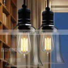Indoor Vintage Decoration Industrial Glass Pendant Light Hanging Lamps thumbnail-5