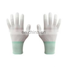 Manufacturer Price ESD PU Top Fit Electronic Gloves For Cleanroom Work Hand Protection