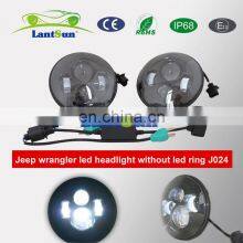 Lantsun для Jeep J L J024 для Jeep Wrangler светодиодный фара без светодиодного кольца для Jeep JK Wrangler 2007 - 2017 thumbnail-2