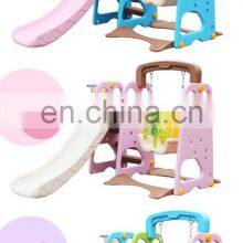 Kids Indoor Plastic Slide Rabbit Design Ball Pool and Indoor Small Slide for Sale Children's Plastics Sliding Toys Blowing thumbnail-4