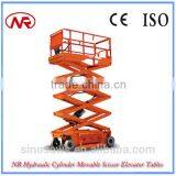 NR Hydraulic Cylinder Movable Scissor Elevator Tables thumbnail-1
