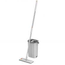 Household Hand Free 360 Easy Use Floor Cleaner Flat Squeeze Mop With Bucket Self-Cleaning Mop thumbnail-3