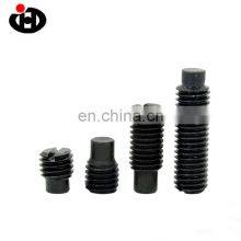 Hot Sale Black Alloy Steel Headless Set Screws Slotted Set Screws With Long Dog Point thumbnail-1
