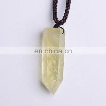 Nice Mothers Day Gifts Fashion Jewelry Natural Citrine Point Jewellery China Yellow Pendant Bridesmaid Gift Citrine Pendants