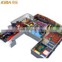 Commercial Children Soft Play Indoor Playground With Indoor Trampoline Park For Sale thumbnail-3