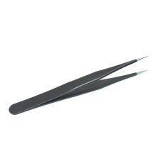 Anti Static Tweezers Swiss High Elastic Antimagnetic Acid Proof Stainless Steel Curved Point Precision Tweezers ESD-10 thumbnail-4