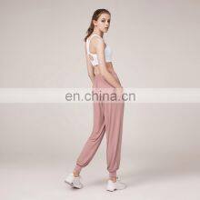 Quick-Drying Loose Cotton Women's Jogger Pants Harem Style Running Fitness Yoga Pants With Pocket thumbnail-4