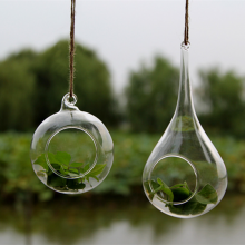 Terrarium Ball Globe Shape Clear Hanging Glass Vase Flower Plants Container Landscape DIY Wedding Home Decoration thumbnail-4