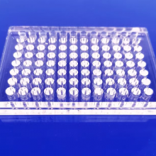 Lab Cell Culture Plate 96well Clear Quartz Glass UV-Transparent Microplate for Lab Bio thumbnail-3