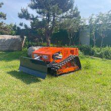 Vigorun VTC550 Hot Selling Remote Control Crawler Brush Cutter Lightweight & Portable Grass Mini Robot Flail Lawn Mower thumbnail-1