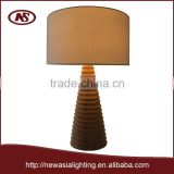 Ladder solid timber wood signature design feature pine cone skin analyer rustic USA UNO fitter bedroom prefab homes table lamp
