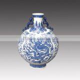 Home Decorative Ceramic Vase With Blue and White Color thumbnail-5