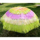 180cm 220cm Big Promotional Straw Beach Umbrella