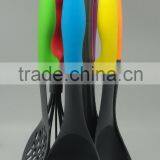 PLASTIC COOKS KITCHEN TOOLS SET WITH RACK NEW DESIGN