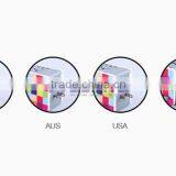 Universal International Plug Adapter All in One 2 USB Port World Travel AC Power Charger Adaptor With AU US UK EU Plug thumbnail-4