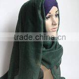 Autumn Fashion Cotton Voile Sequin Islamic Hijab Scarf Quality Choice thumbnail-4