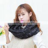 New Style Winter Men Women Fashion Colorful Infinity Acrylic Knit Hood Scarf thumbnail-6