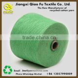 Ne20s recycled cotton polyester blended dyed knitting yarn