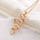 Best Selling Products Crystal Women Gold Snake Necklace thumbnail-4