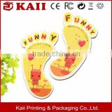 factory price and fast delivery foot shaped sticky note pad, promotional gift foot shaped sticky note pad