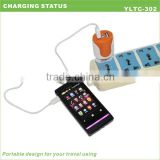 EU plug electronic type colourful mini travel charger usb 2.1a