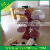 2015 Acrylic Cake Display Holder , Acrylic Cake Display Shelf , Acrylic Wedding Cake Holder