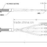 High Performance DAC Compatible 40G QSFP to SFP+ Direct Attach Cable thumbnail-2