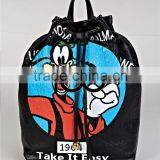 Fashion Custom Printed Logo Leather Elegant Tote Bag Factory thumbnail-1