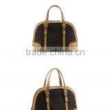 2015 Latest Lady Leisure Shell PVC Handle Bag With Letter and Cam Rivet thumbnail-3