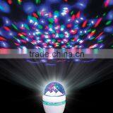 360 Rotating RGB Full Color LED Crystal Magic Ball Light thumbnail-2