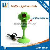 TRAFFIC LIGHT LED Stop Light Usb Powered Desktop 3 Port USB HUB Usa Seller thumbnail-1
