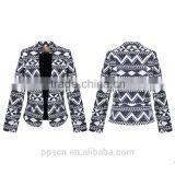 New Design Long Sleeve Warm Thick Woven Winter Jacket Casual Women Ladies Blazer Quality Choice